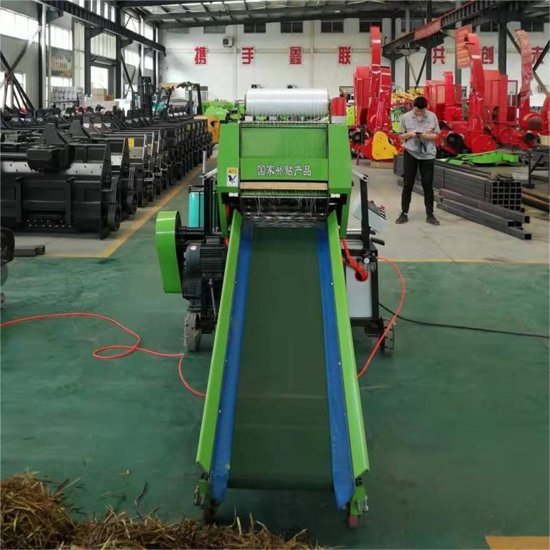 Большой травяной круглый пресс для подбора сена для небольшого трактора, поддон, сетчатая круглая пресс-машина для подбора сена