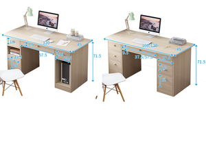 Nhà Máy Giá Ergonomic Bàn Cho Trẻ Em Học Hiện Đại Bảng Với Kệ Bàn Máy Tính Gỗ - Product Image 4