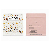 Sacs à café personnalisés en gros, imprimés, résistants à l'humidité, de qualité alimentaire, 250g, avec valve et fermeture, fond plat, pour café moulu