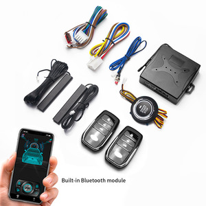 Hot Sales Mobilephone Remote <strong>Control</strong> Universal 12V Car Engine <strong>Start</strong> One Button <strong>Start</strong> Stop Autostart PKE Keyless Entry System - Product Image 1