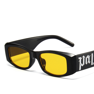 人気のインデザイナーサングラスメンズサングラスレターヴォーグプリントカスタムロゴシェードパーソナリティlentes de sol kacamata - Product Image 3