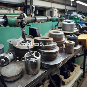 Utensilios industriales de hierro fundido de alta resistencia, juegos de troqueles para fabricación de utensilios de cocina, moldes CI Premium diseñados para Accurac - Product Image 2