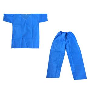 Ensemble de blouses chirurgicales jetables en SMS tissé certifié CE, unisexe, vêtements de protection médicale, tenue <span class=keywords><strong>chirurgicale</strong></span>, vêtements de travail hospitaliers - Product Image 6