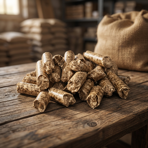 Briquettes de bois de chêne et de pin KBS, granulés de 6 mm, bûches de bois de chauffage emballées en sac, vente directe, teneur en cendres 0,74 %, humidité 8,5 % +27739729209 - Product Image 3