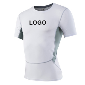 OEM Custom Active Tops Spandex Polyester <span class=keywords><strong>Sweat</strong></span> T-<span class=keywords><strong>Shirt</strong></span> pour la course à pied et l'entraînement de gymnastique Plusieurs couleurs disponibles - Product Image 1
