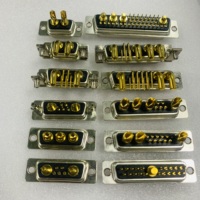 Conector D-sub Automotriz de Alta Corriente 10A-40A para Soldadura PCB, Macho/Hembra Opcional, Hongsheng China