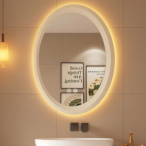 <span class=keywords><strong>Miroir</strong></span> <span class=keywords><strong>de</strong></span> <span class=keywords><strong>salle</strong></span> <span class=keywords><strong>de</strong></span> <span class=keywords><strong>bain</strong></span> ovale <span class=keywords><strong>de</strong></span> style rétro européen avec rétroéclairage LED <span class=keywords><strong>Miroir</strong></span> <span class=keywords><strong>de</strong></span> maquillage mural américain simple évalué IP44 - Product Image 1