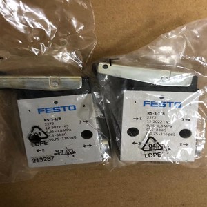 Vanne à levier Festo Roller Lever Valve Rs-4-1/8 2949 1/4 po, vanne de régulation de température normale - Product Image 2