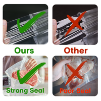 Pochette en aluminium de qualité alimentaire pour stérilisation à haute température 121°C ° Sac sous vide thermoscellable pour viande, soupe, riz, aliments prêts à manger