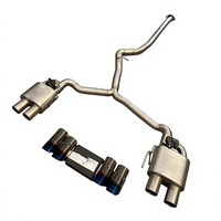 Système d'échappement arrière OEM d'usine adapté aux performances élevées - Subaru Impreza WRX 2.5T 2007-2014 avec des ondes sonores parfaites