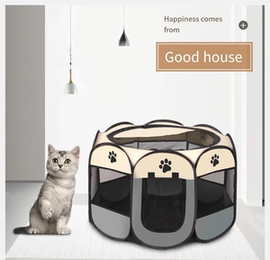 Cages octogonales pliables pour animaux de compagnie en tissu Oxford Cages pour chiens Clôture pour chiens Tente pour animaux de compagnie Cages pour chats <span class=keywords><strong>Cage</strong></span> pour chiens - Product Image 2