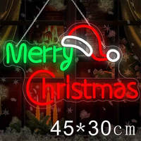 Lumières néon de Noël pour décorer les arbres de Noël, enseignes lumineuses décoratives, lumières d'ambiance festives