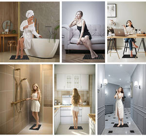 Nieuw Binnen Zacht <span class=keywords><strong>Eva</strong></span> 50X30Cm Voet Vorm Magnetische Shiatsu Voet Walk Acupressure <span class=keywords><strong>Massage</strong></span> Gezondheidszorg <span class=keywords><strong>Mat</strong></span> Met Diy Size Pijnverlichting - Product Image 2