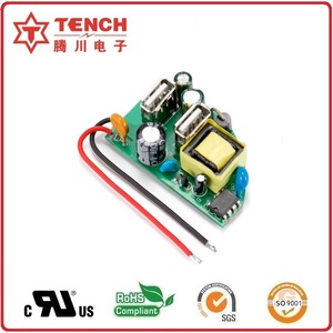 Prodotto USB 5V 2.1A, con due connettori USB, utilizzato per l'alimentazione di telefoni cellulari a scheda nuda, switch power USB design - Product Image 4