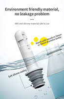 Bidet portable de voyage, nettoyeur hygiénique manuel compact, pulvérisateur vertical moderne pour toilettes, camping en extérieur, salle de bain, appartement