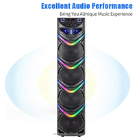 Altavoz Karaoke Bluetooth para Exteriores CH-1040 de 10 Pulgadas con Función de Soporte para Teléfono, Caja de Música DJ Inalámbrica con Bajos, Adecuado para Cine en Casa/Club