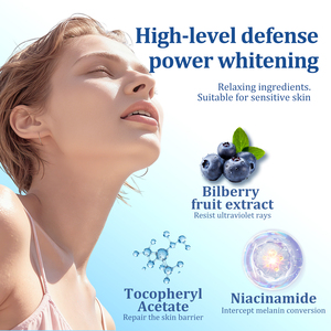 Crème solaire coréenne à marque privée DailySPF 50, lotion solaire visage et corps, large spectre, hydratante, à la myrtille - Product Image 6