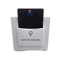 Interruptor de Ahorro de Energía con Soporte para Tarjeta RFID para Habitaciones de Hotel Inteligentes Sachikoo, 110V-250V CA, 12V CC, Enchufable, Blanco, M2