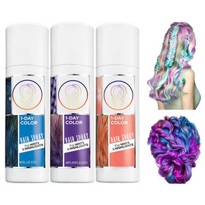 Vente en gros 100ml <span class=keywords><strong>Halloween</strong></span> Hair Color 12 types de <span class=keywords><strong>spray</strong></span> à paillettes pour <span class=keywords><strong>cheveux</strong></span> de marque privée Oem - Product Image 1