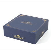 Boîte d'emballage en carton pour bijoux cosmétiques, OEM, dorure à chaud, vente en gros, boîte cadeau en papier de luxe personnalisée avec miroir