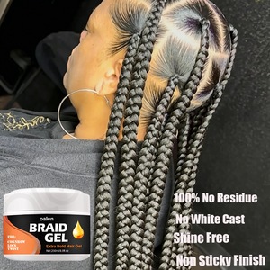 Cire capillaire hydratante extra forte, non écaillante, biologique, pour tresses et locs, gel pour cheveux africains 4C, marque privée - Product Image 5