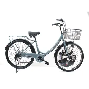 Bayanlar için popüler kentsel bisiklet klasik retro 26 inç bisiklet şehir bisikleti