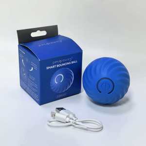 Juguete Interactivo Electrónico de Lujo para Perros, Estilo Simple, Pelota Inteligente con Movimiento Automático, Salto y Rotación, Plástico Ecológico para Ejercicio y Entrenamiento - Product Image 1