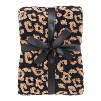 Couverture d'hiver personnalisée à pois à carreaux léopard Magic Green Cozy Knit Light Weight Thicken Epaisseur New Tech