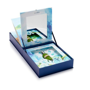 Custom Embossed Cardboard Box For Skin Care Packaging Luxury Paper <b>Boxes</b> Cosmetic Candle Moisturizer With Foil Gold logo - Product Image 3