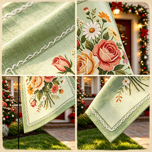 Banderas Navideñas para Jardín Sheng Hao, Decoraciones para Exteriores, Pancartas Impermeables de Doble Cara con Impresión Digital de Alta Resolución - Product Image 4