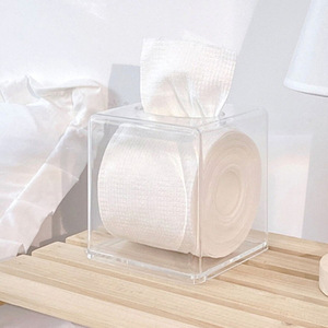 Boîte <span class=keywords><strong>à</strong></span> <span class=keywords><strong>mouchoirs</strong></span> <span class=keywords><strong>carrée</strong></span> transparente <span class=keywords><strong>en</strong></span> acrylique, distributeur multifonctionnel de papier <span class=keywords><strong>en</strong></span> rouleau et de serviettes faciales, étui de rangement transparent pour serviettes - Product Image 3