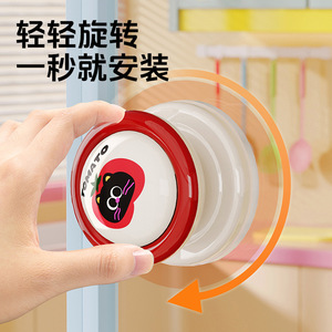 Cookie Door Handle Suction Cup ABS Easy Installation For Cabinet Door Window Handle - Product Image 2