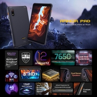 Produits en livraison directe 2023 Ulefone Armor Pad tablette PC robuste 8.0 pouces 4 go + 64 go fonctionnalités téléphones mobiles android