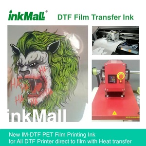 InkMall Vente d'usine CMYK Blanc 1000ml <span class=keywords><strong>Tinta</strong></span> DTF Imprimante de transfert direct sur film PET Tissu Textile - Product Image 4