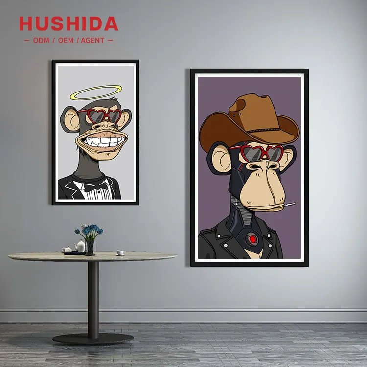 HUSHIDA горячая Распродажа Nft художественная рамка цифровая Nft художественная рамка ЖК 2k 4k бумажник цифровой дисплей Nft рамка