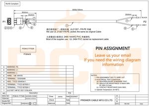 ใช้ร่วมกับสายไฟ DC ของ Ericsson Baseband รุ่น RPM 777 528/05000 สำหรับ 6620 BB6630 RPM777528/05000 พร้อมขั้วต่อ 5 เมตร - Product Image 6