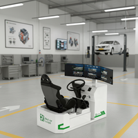 Simulateur de conduite de camion Topvoy TV-DS-002C, système de formation professionnel robuste pour les écoles de conduite, certifié CE, prêt à l'emploi