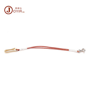 Joyir Genuine <b>Leather</b> Keychain Lanyard Oval Shape Durable <b>Key</b> Pendant Gift - Product Image 5