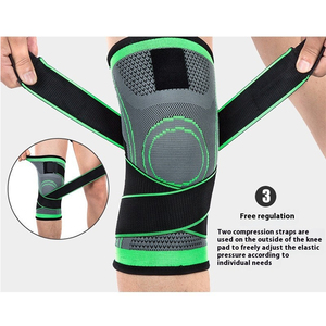Rodillera Deportiva de Compresión con Correa de Nylon Antideslizante para Baloncesto, Running y Ciclismo - Product Image 5