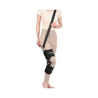 Attelle de Fixation du Genou Médicale Protection de la Rotule Protection du Ménisque du Genou Protection Postopératoire de la Jambe