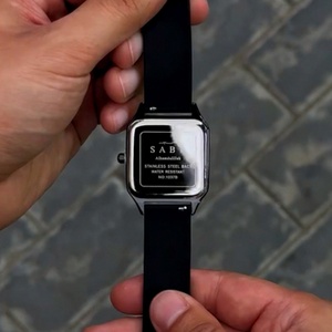 Sabr Men's Arabic Numerals Quartz <b>Watch</b> Men's Casual Sports <b>Watch</b> Alloy <b>Case</b> Silicone Band 3ATM Water Resistant - Product Image 4