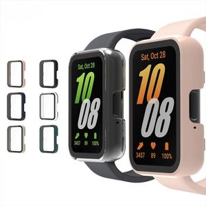 Accessori per Samsung Galaxy Watch <span class=keywords><strong>Fit</strong></span> 3, custodia protettiva per smartwatch con protezione per lo schermo in vetro temperato - Product Image 2