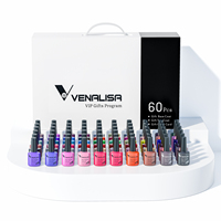 VENALISA-Vernis à Ongles Gel GRATUIT, Kit VIP de 7.5ml, Palette de Couleurs Soak Off UV LED Semi Permanent, Ensemble Vernis à Ongles Gel Laque