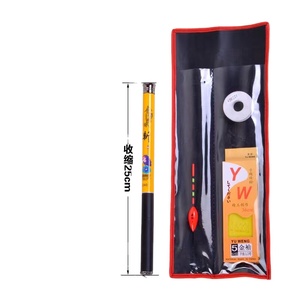 Byloo – canne à pêche en eau salée <span class=keywords><strong>de</strong></span> couleur rouge, 3 pièces, 8 pieds - Product Image 6