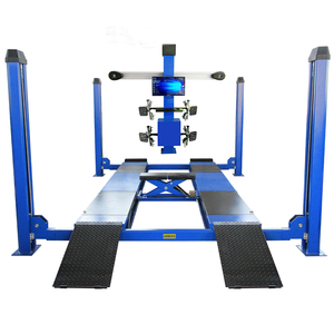 Équipement d'atelier TFAUTENF CE, équipement de garage, machine d'alignement des roues 3D avec élévateur hydraulique à 4 poteaux - Product Image 1