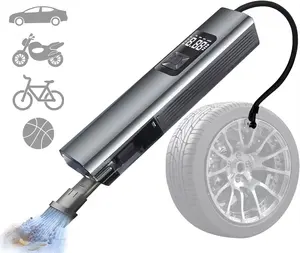Car Accessories Electric Cordless Car Vacuum Cleaner Bicycle Pump Electric Car Air Compressors 4in1 Handheld Cordless Air Pump