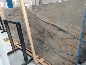 Prix du marbre gris argenté de la rivière de Normandie de Florence naturelle - Product Image 2