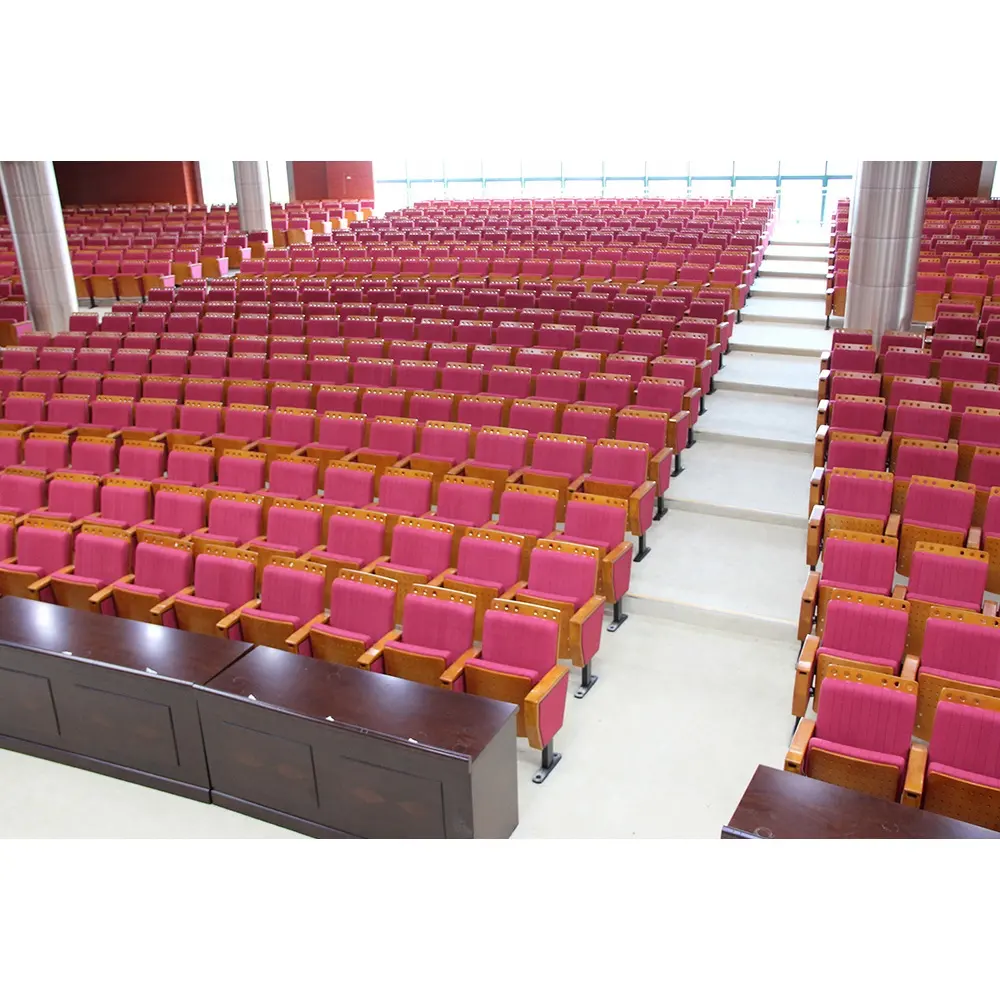 Manufacturer Fabric Prayer Worship Church Auditorium Chair Seating With Arms