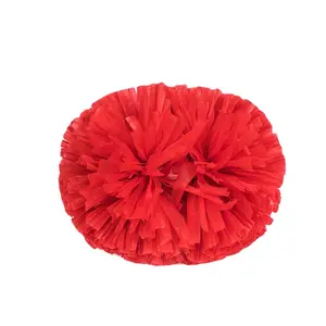 Hot Sale Environmental Plastic Cheer Props Cheerleading Pom Poms Handle Pompoms