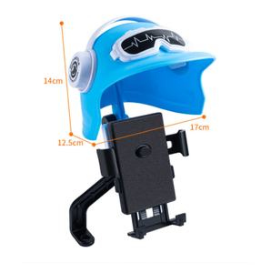 Support de téléphone portable pour vélo électrique et moto avec <span class=keywords><strong>casque</strong></span>, porte-parasol parapluie - Product Image 5